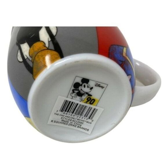 1 Mickey Mouse 90 Years The One & Only Mug Donald Pluto Goofy Replacement Yellow - Picture 7 of 9